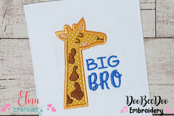 Big Brother Giraffe - Applique