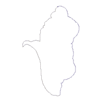 Easter Bunny Ornament - ITH Project - Machine Embroidery Design