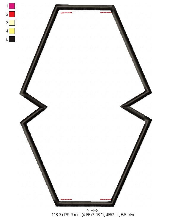 Face Mask - ITH Project - Machine Embroidery Design