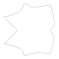 Santa Claus Lifting Weight Ornament - ITH Project - Machine Embroidery Design