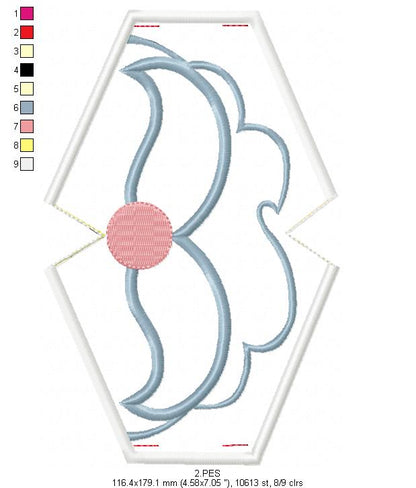 Santa Claus Face Mask - ITH Project - Machine Embroidery Design