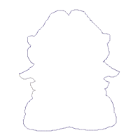 Halloween Mrs. Frankenstein Ornament - ITH Project - Machine Embroidery Design