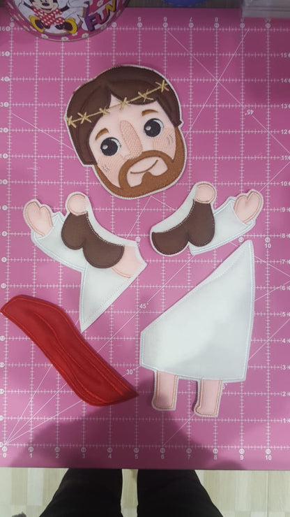 Jesus Ornament - ITH Project - Machine Embroidery Design