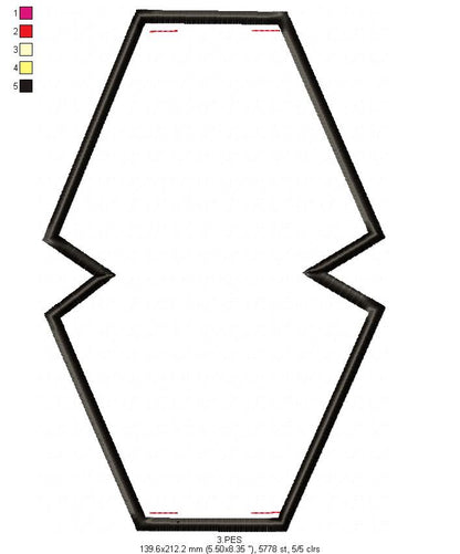 Face Mask - ITH Project - Machine Embroidery Design