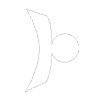 Dog Border Collie and Bone Door Ornament - ITH Project - Machine Embroidery Design