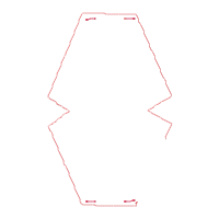 Happy Santa Claus Face Mask - ITH Project - Machine Embroidery Design