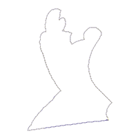 Jesus Ornament - ITH Project - Machine Embroidery Design