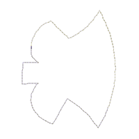 Easter Pajama Boy Vase Ornament - ITH Project - Machine Embroidery Design