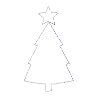 Christmas Tree and Gifts Cake Topper - ITH Project - Machine Embroidery Design