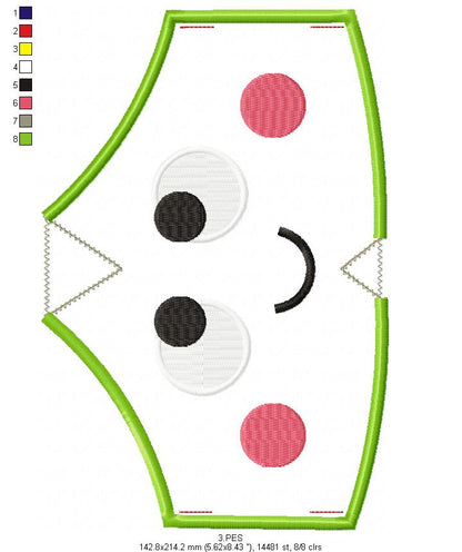 Frog Face Mask - ITH Project - Machine Embroidery Design