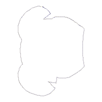 Cute Easter Sheep Vase Ornament - ITH Project - Machine Embroidery Design