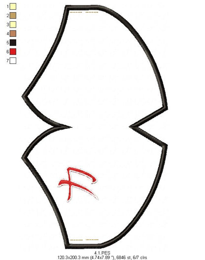 Face Mask Force - ITH Project - Machine Embroidery Design