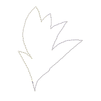 Easter Cross with Flowers Vase Ornament - ITH Project - Machine Embroidery Design