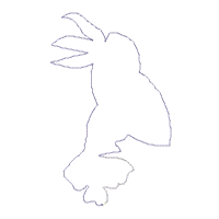 Easter Bunny Girl with Carrot Vase Ornament - ITH Project - Machine Embroidery Design