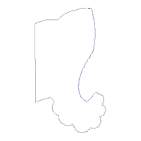 Easter Bunny Ornament - ITH Project - Machine Embroidery Design