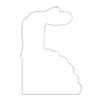 Chicken Dish Cloth Hanger - ITH Project - Machine Embroidery Design