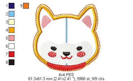 Fox Boy Pacifier Holder - ITH Project - Machine Embroidery Design