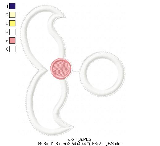 Santa Claus Door Hanger - ITH Project - Machine Embroidery Design