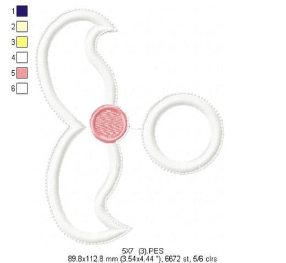 Santa Claus Door Hanger - ITH Project - Machine Embroidery Design