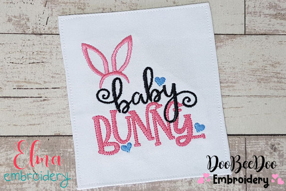 Easter Baby Bunny - Fill Stitch-Machine Embroidery Design