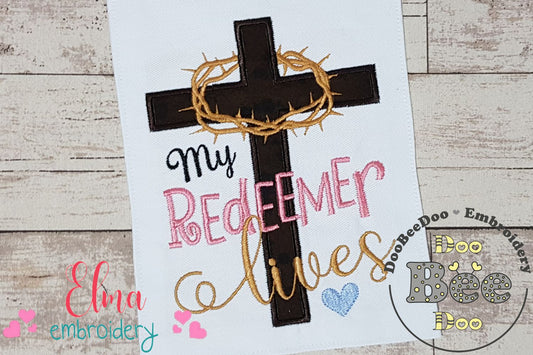 My Redeemer Lives - Applique