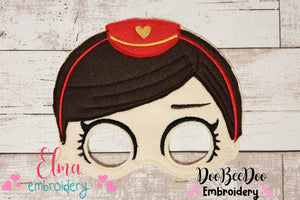 Circus Doll Mask - ITH Project - Machine Embroidery Design