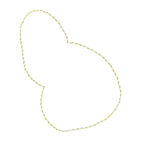 Cute Easter Bunny Girl Vase Ornament - ITH Project - Machine Embroidery Design