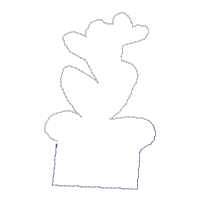 Valentines House with Hearts Door Ornament - ITH Project - Machine Embroidery Design