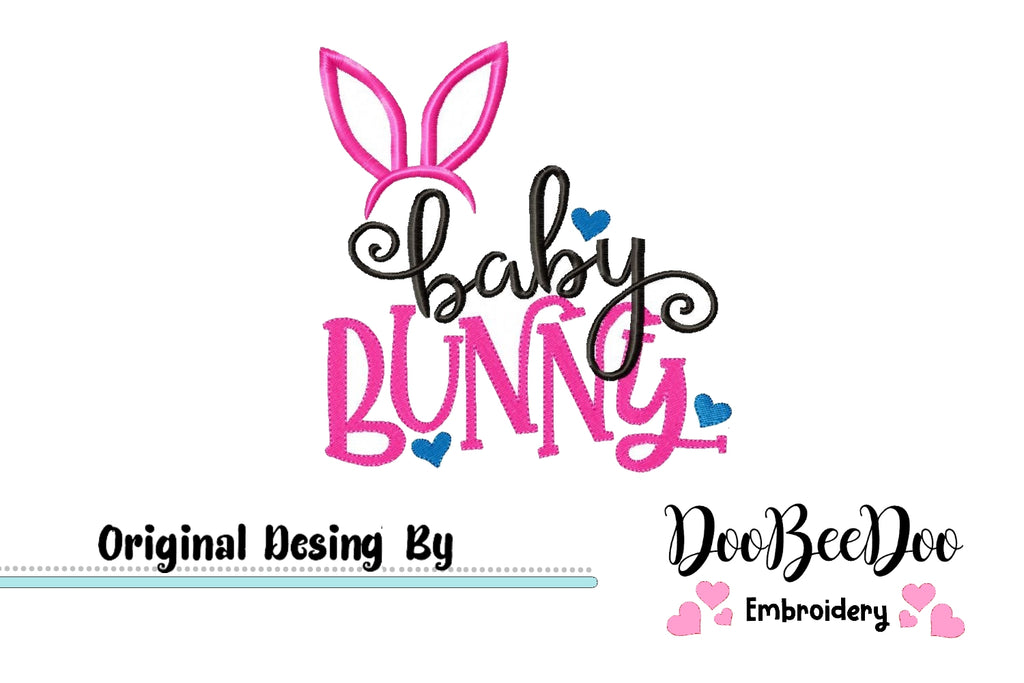 Baby Bunny - Machine Embroidery Design (4107831574576)