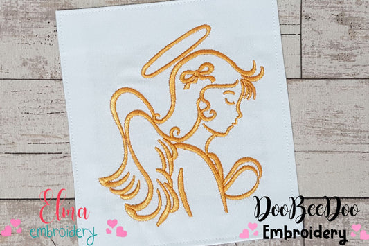 Angel Girl - Fill Stitch