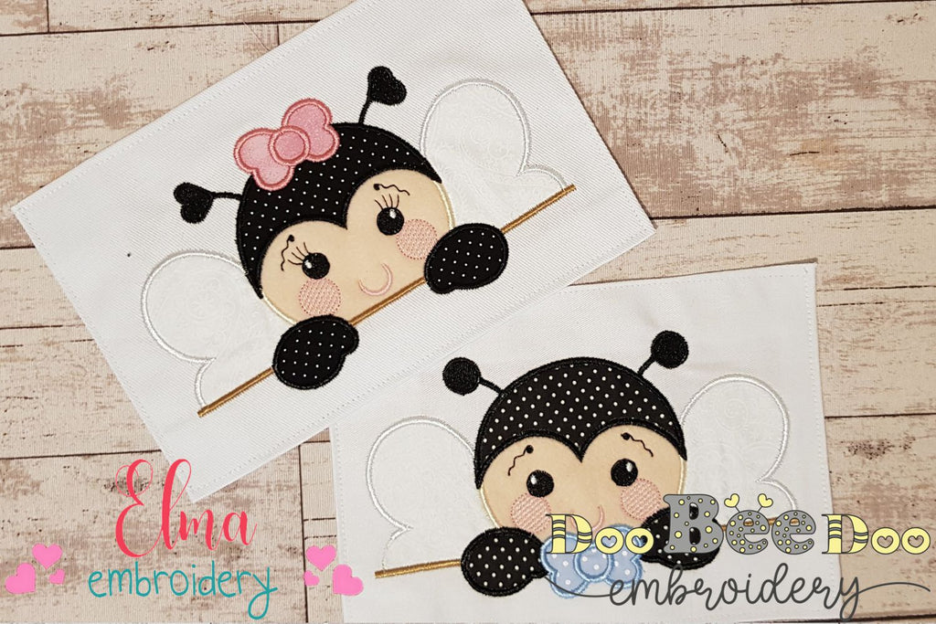 Butterfly Boy and Girl - Applique