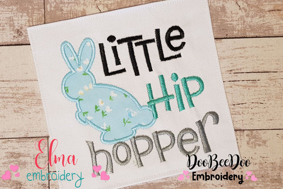 Easter Bunny Little Hip Hopper - Applique