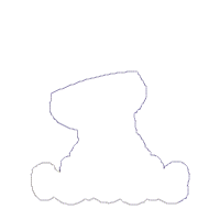 Cute Snowman  - Applique - Machine Embroidery Design