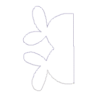 Easter Pajama Boy Vase Ornament - ITH Project - Machine Embroidery Design