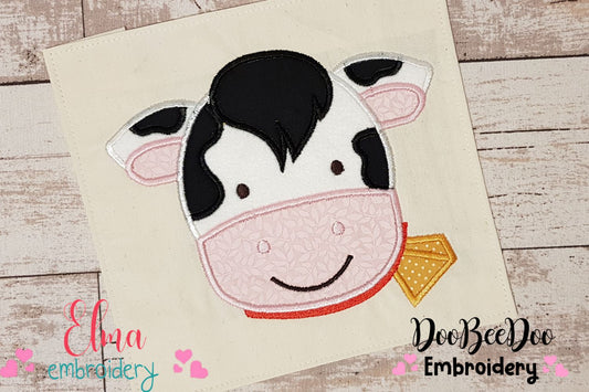 Cow Face Boy - Applique
