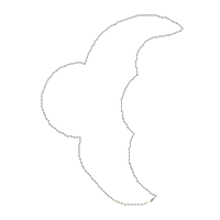 Gingerbread Girl Christmas  Door Ornament - ITH Project - Machine Embroidery Design