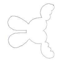 Easter Bunnies Wreath - ITH Project - Machine Embroidery Design