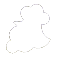 Chicken Home Sweet Home Vase Ornament - ITH Project - Machine Embroidery Design