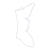 Farmer Bunny Girl Vase Ornament - ITH Project - Machine Embroidery Design