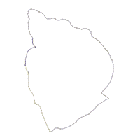 Farmer Bunny Girl Vase Ornament - ITH Project - Machine Embroidery Design