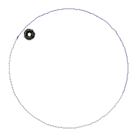 Happy Mardi Gras Door Ornament - ITH Project - Machine Embroidery Design