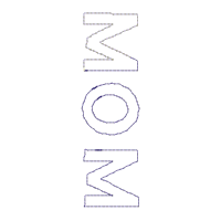 Gnome with Braided Mustache MOM/MUM - ITH Project - Machine Embroidery Design