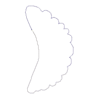 Saint Patrick's Gnome Face Ornament - ITH Project - Machine Embroidery Design