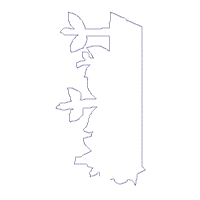 Sunflower Dish Cloth Hanger - ITH Project - Machine Embroidery Design