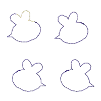 Sleepy Bear, Flowers and Bees Ornament - ITH Project - Machine Embroidery Design