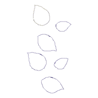 Sleepy Bear, Flowers and Bees Ornament - ITH Project - Machine Embroidery Design