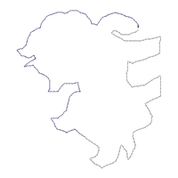 Cute Unicorn Ornament - ITH Project - Machine Embroidery Design