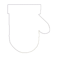 Christmas Santa Cutlery Holder - ITH Project - Machine Embroidery Design