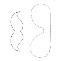 Happy Father's Day Tie, Glasses and Mustache Ornament - ITH Project - Machine Embroidery Design