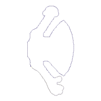 4th of July Girl Ornament - ITH Project - Machine Embroidery Design